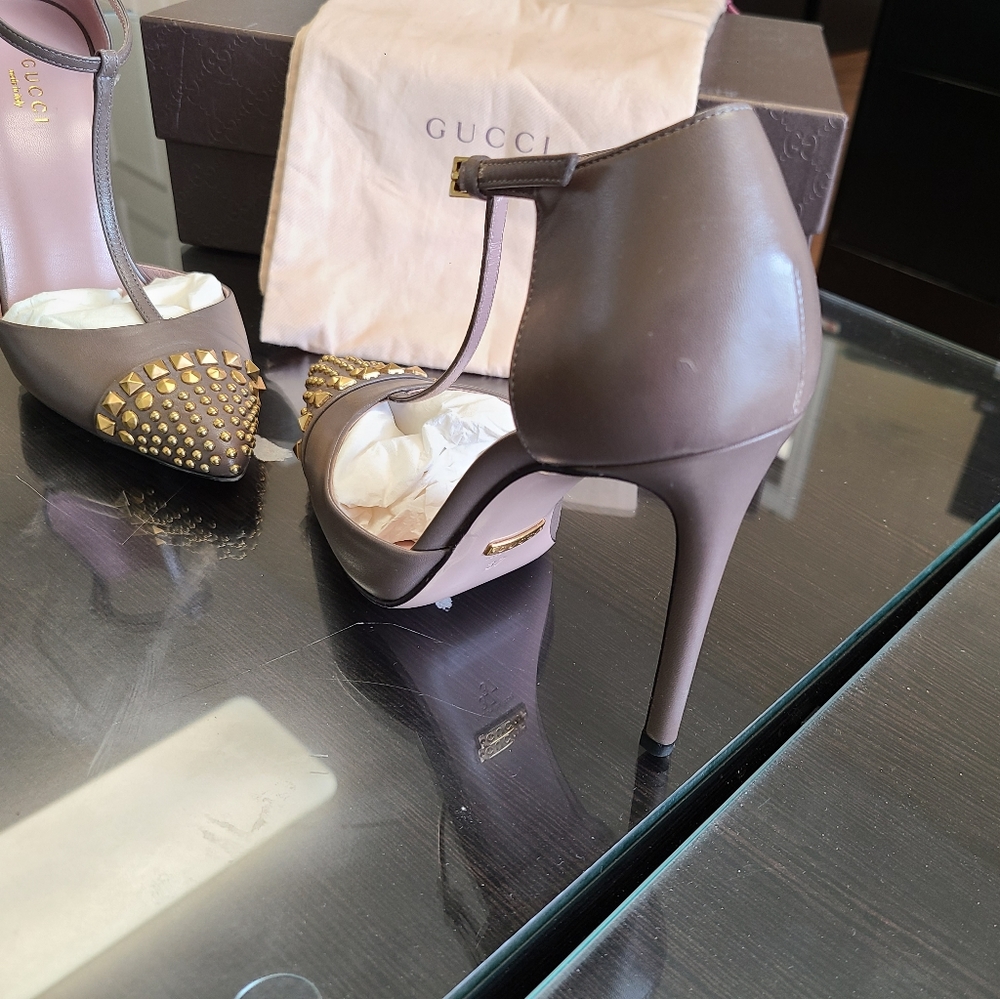 Gucci st.leo malaga kid heel - Picture 5 of 12